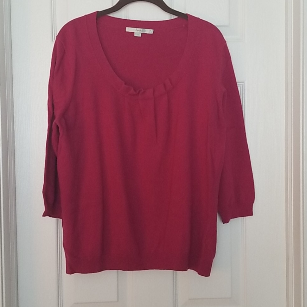 Boden Raspberry sweater